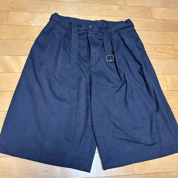 [BUNJANG] YOUTH Wool Bermuda Shorts Grey L / 유스 울 버뮤다 팬츠 그레이 L사이즈