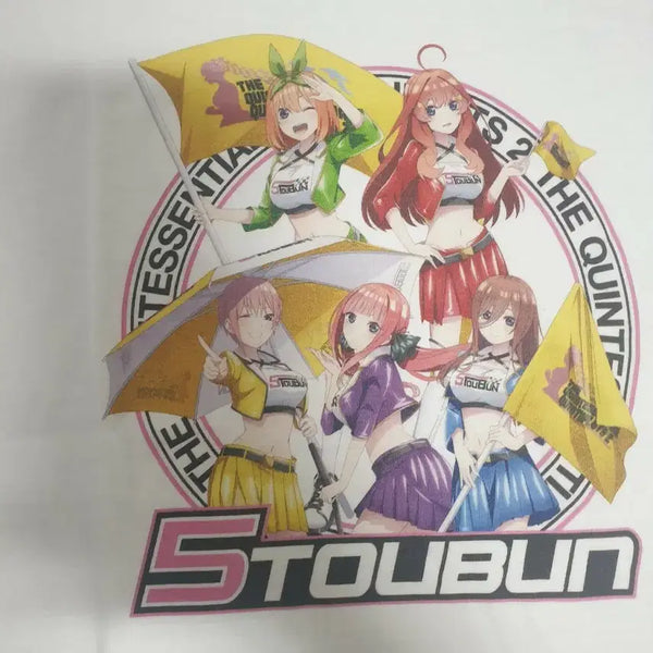 [BUNJANG] The Quintessential Quintuplets Lace Queen Graphic T-Shirt / 5등분의 신부 레이스 퀸 일러스트 반팔 티셔츠