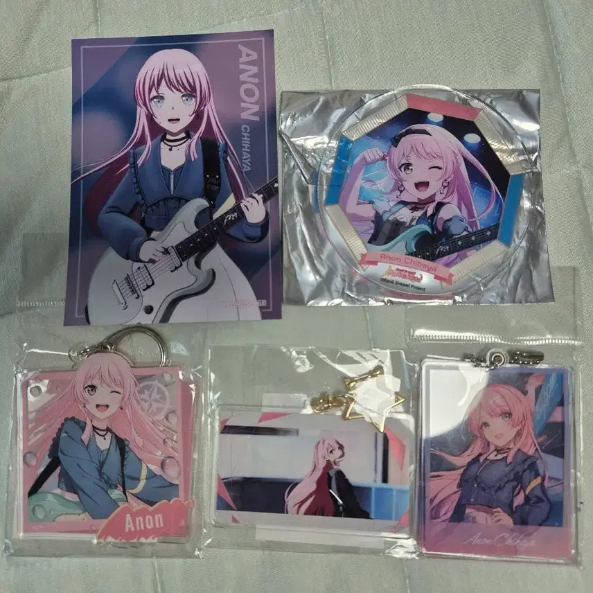 [BUNJANG] BanG Dream! MyGO!! Chihaya Arashi Anon Keychain Set / 뱅드림 마이고 치하야 아논 키링 세트
