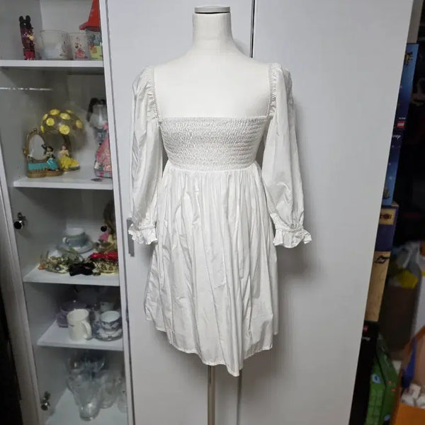 [BUNJANG] Faithfull The Brand Babydoll Dress White / Faithfull The Brand 원피스 화이트 베이비돌