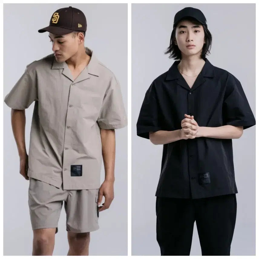 [BUNJANG] New Era Japan Stretch Nylon Shirt XL / 스트레치 나일론 셔츠(XL)뉴에라JAPAN