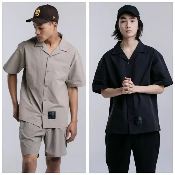 [BUNJANG] New Era Japan Stretch Nylon Shirt XL / 스트레치 나일론 셔츠(XL)뉴에라JAPAN