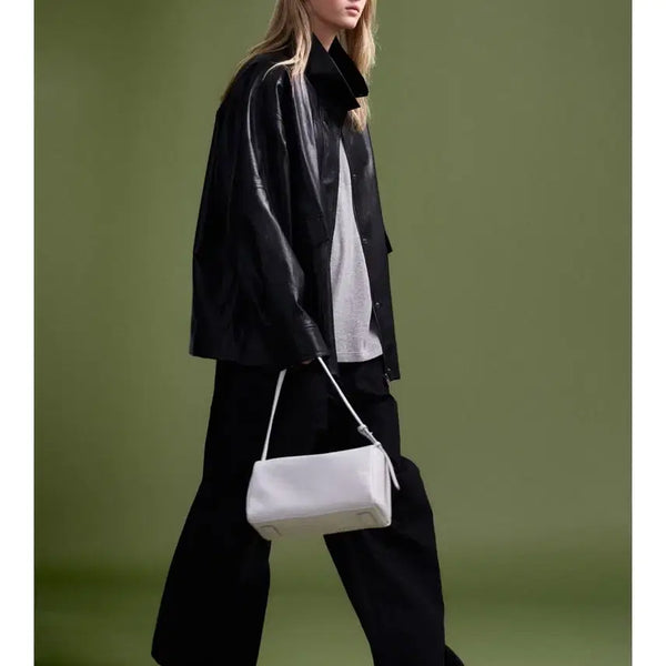 [BUNJANG] Facadepattern Cabin Bag Medium White / 파사드패턴 캐빈백 미디엄 화이트