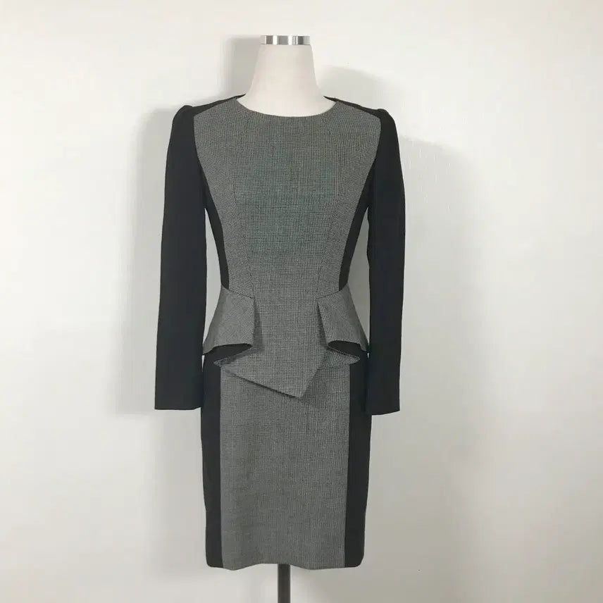 [BUNJANG] MOJO.S.FINE Women's Checkered Dress Size 85 / 모조에스핀 여성체크원피스85호호상점