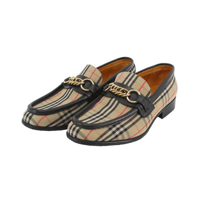 [BUNJANG] Burberry Women's Morley House Check Link Loafers / 버버리 여성 모를리 하우스 체크 링크 로퍼 8007077