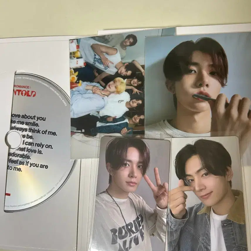 [BUNJANG] ENHYPEN Heeseung Romance Untold Evan Version Full Set / 엔하이픈 enhypen 로맨스언톨드 엔진반 희승 에반버전 풀구성 급처