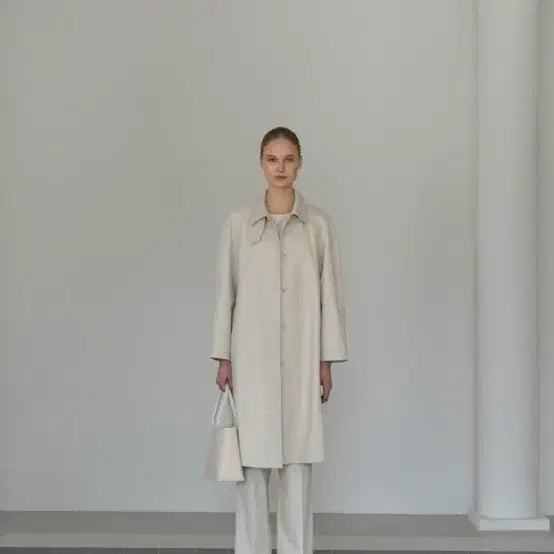 [BUNJANG] Notthing Litten Beige Mac Trench Coat / 낫띵리튼 맥 트렌치코트