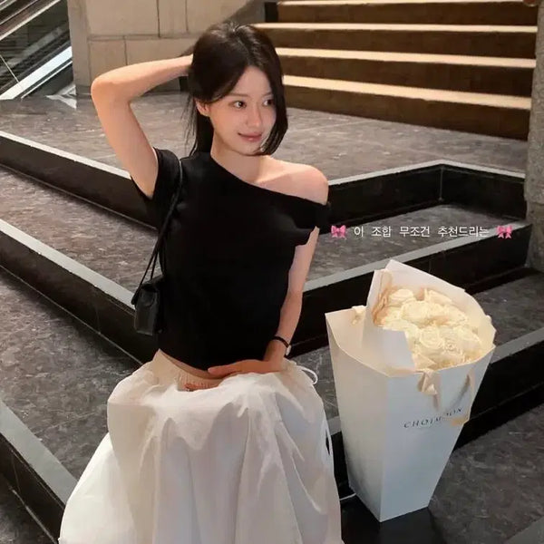 [BUNJANG] Le Plain Summer Season Lemonade White Skirt / [르플레인]여름시즌 레모네 흰스커트 새상품! 택제거됨