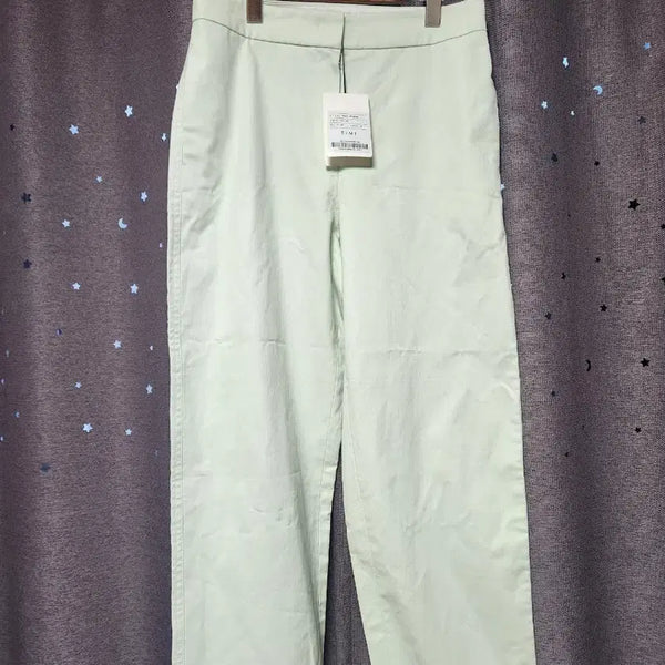 [BUNJANG] Time (Hand'som) 23SS Light Green Cotton Pants / 새상품// 23SS 한섬 타임 연그린 면 팬츠-66