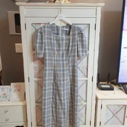 [BUNJANG] JJ JIGOTT Long Dress Check Pattern / jj지고트 롱원피스/55~날씬66