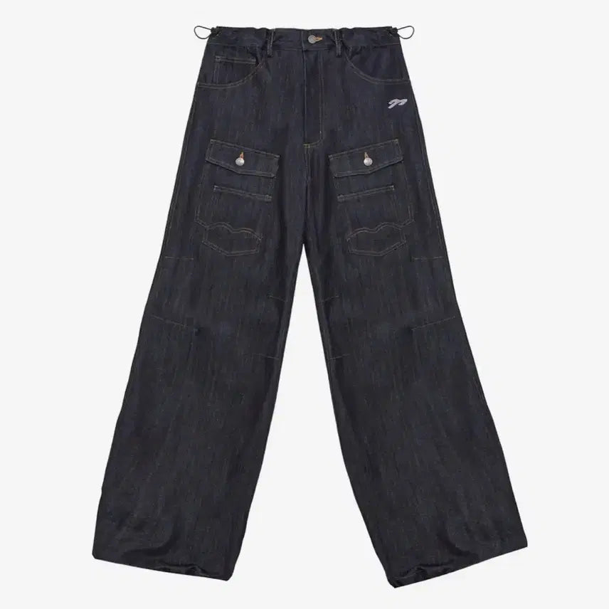 [BUNJANG] Magnesium Carbonate x Songi Songi Front Big Pocket Denim Pants / 탄산마그네슘X송이송이 프론트 빅포켓 데님팬츠