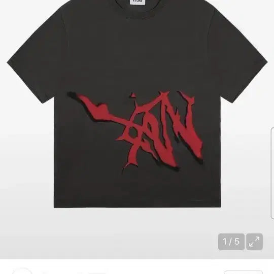 [BUNJANG] XTONES Black T-Shirt L / XTONES 블랙반팔티. L