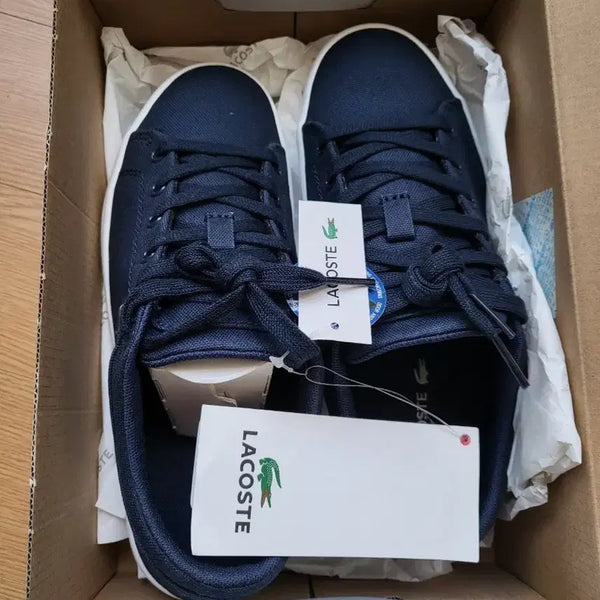 [BUNJANG] Lacoste Women's Navy Sneakers / 라코스테 여성 네이비 스니커즈 새상품
