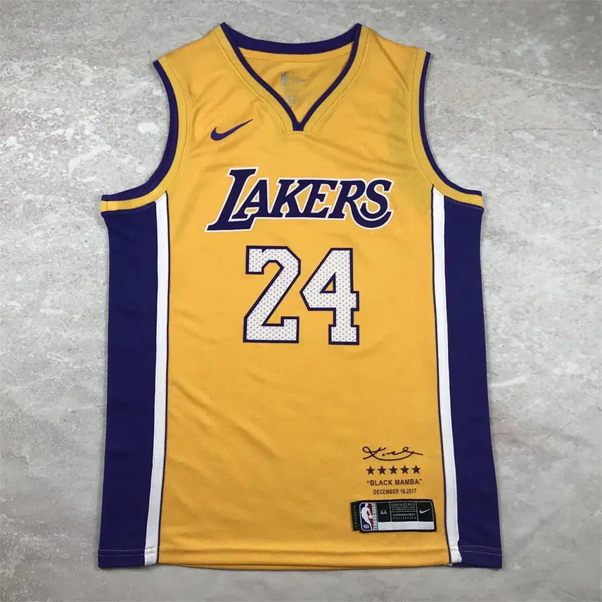 [BUNJANG] Kobe Bryant Lakers #24 Home Basketball Jersey / 코비 24번 레이커스 홈 유니폼 NBA  농구 셔츠 SIZE S-XXL