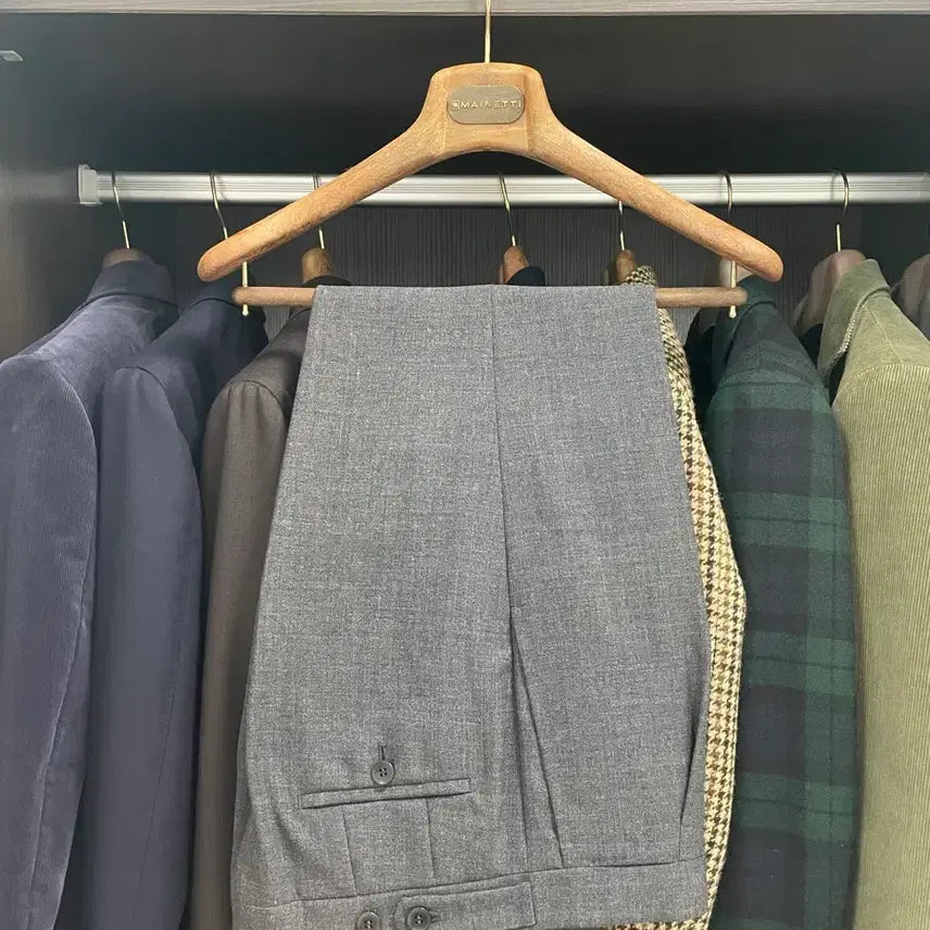 [BUNJANG] Rota Charcoal Gray Fresco Fabric Pants (Size 44) / 로타(Rota) 차콜그레이 프레스코 원단 팬츠(44)