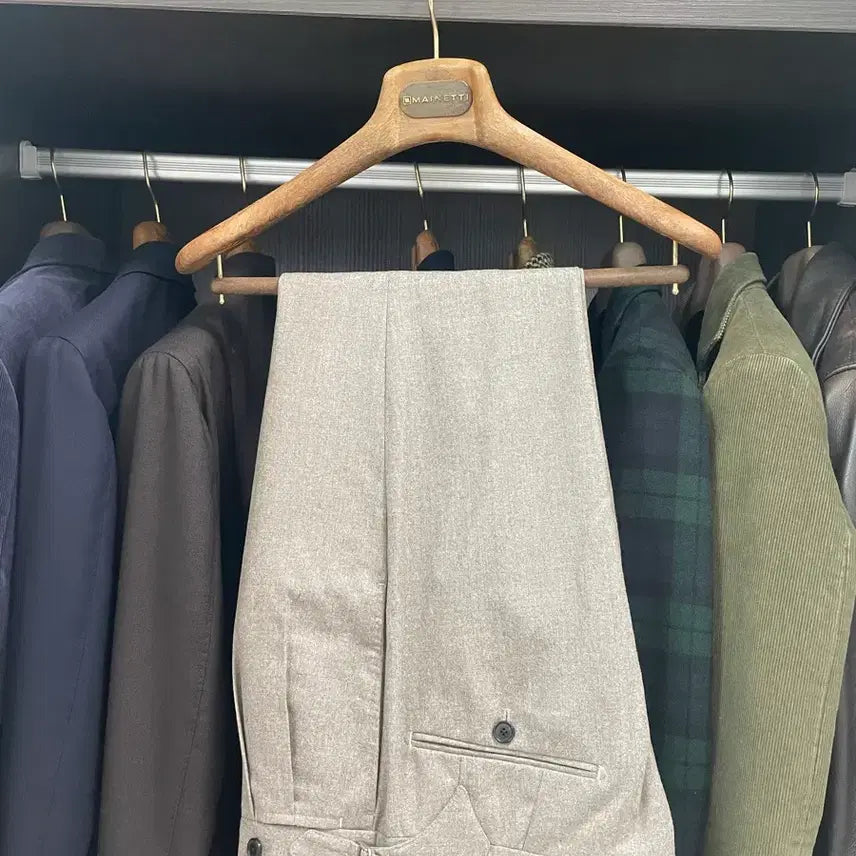 [BUNJANG] CASA DEL SARTO Grey Wool Pants (Size 44) / 까사델사르토 그레이 울팬츠(44)