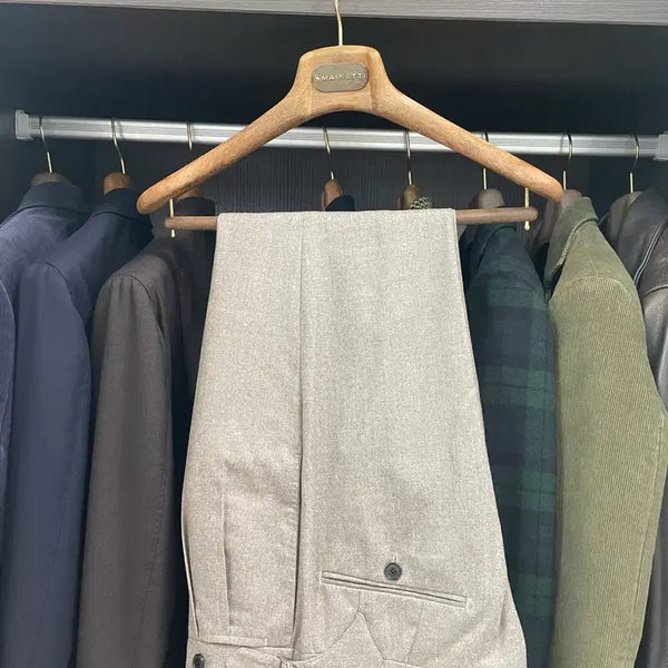 [BUNJANG] CASA DEL SARTO Grey Wool Pants (Size 44) / 까사델사르토 그레이 울팬츠(44)