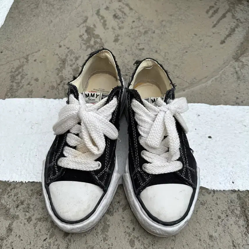 [BUNJANG] Mihara Yasuhiro Peterson Sneakers Size 39 Black / 미하라야스히로 피터슨 39