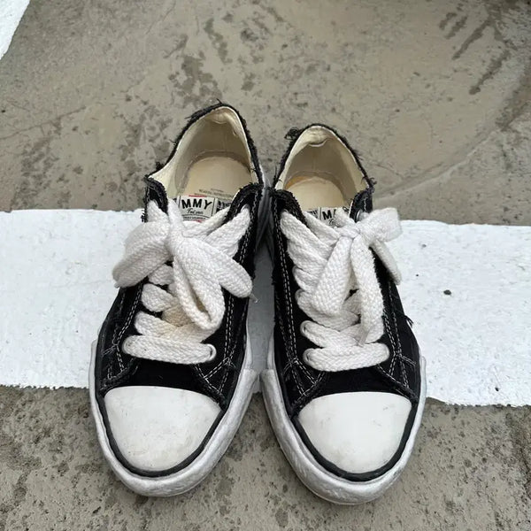 [BUNJANG] Mihara Yasuhiro Peterson Sneakers Size 39 Black / 미하라야스히로 피터슨 39