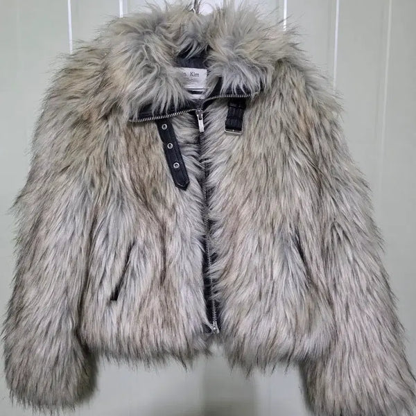 [BUNJANG] Matinkim Fur Jacket S / 마뗑킴 퍼 자켓 S