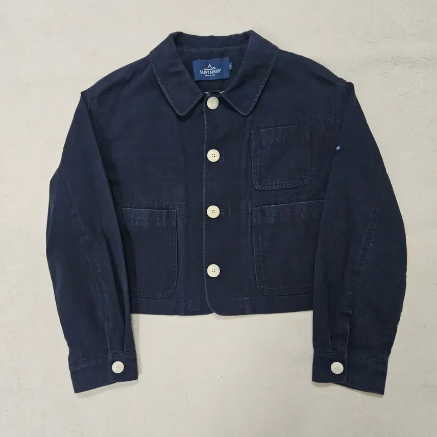 [BUNJANG] Saint James Ami Cropped Jacket / 세인트제임스 Ami 크롭 자켓 급처