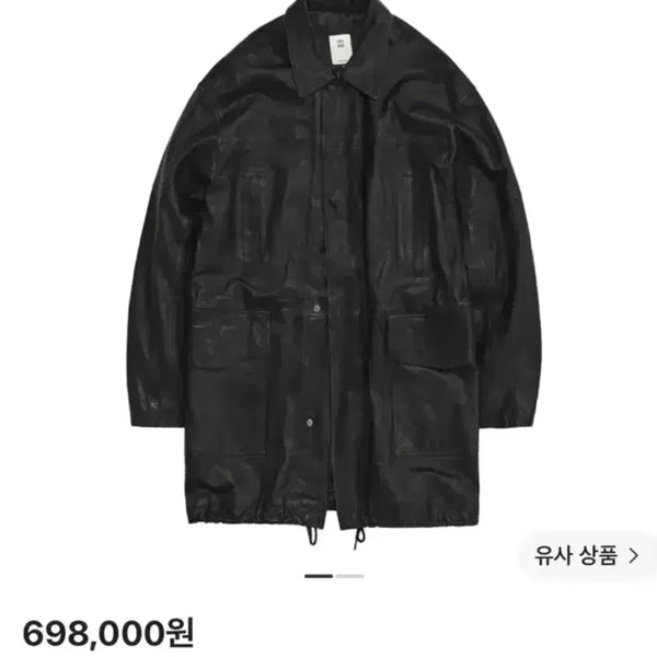 [BUNJANG] Politely Lambskin Car Coat Black Size 4 / 폴리테루 램스킨 카코트 블랙 26ss 4사이즈