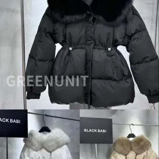 [BUNJANG] Bell 201 Black Barbie Melo Fox Padding / 벨201 블랙바비 멜로폭스패딩