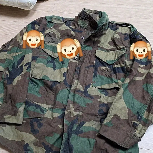 [BUNJANG] US Military Original M65 Camouflage Field Jacket / 밀리터리 카모플라쥬 야상 자켓 미군 오리지널 m65 카튜사