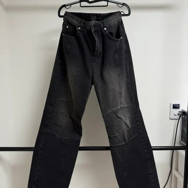 [BUNJANG] Men's Wide Fit Straight Leg Pants / [실착1회] 남자와이드팬츠 남자팬츠 남자바지 남자일자핏