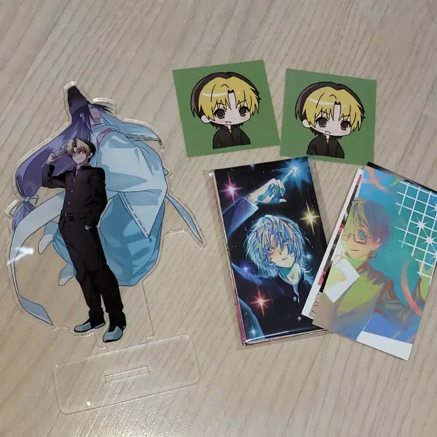 [BUNJANG] Hikaru no Go Acrylic Stand & Trading Card Set / (일괄)고스트 바둑왕 히카루의 바둑 온리전 비공굿 굿즈 히카루 사이 아크릴