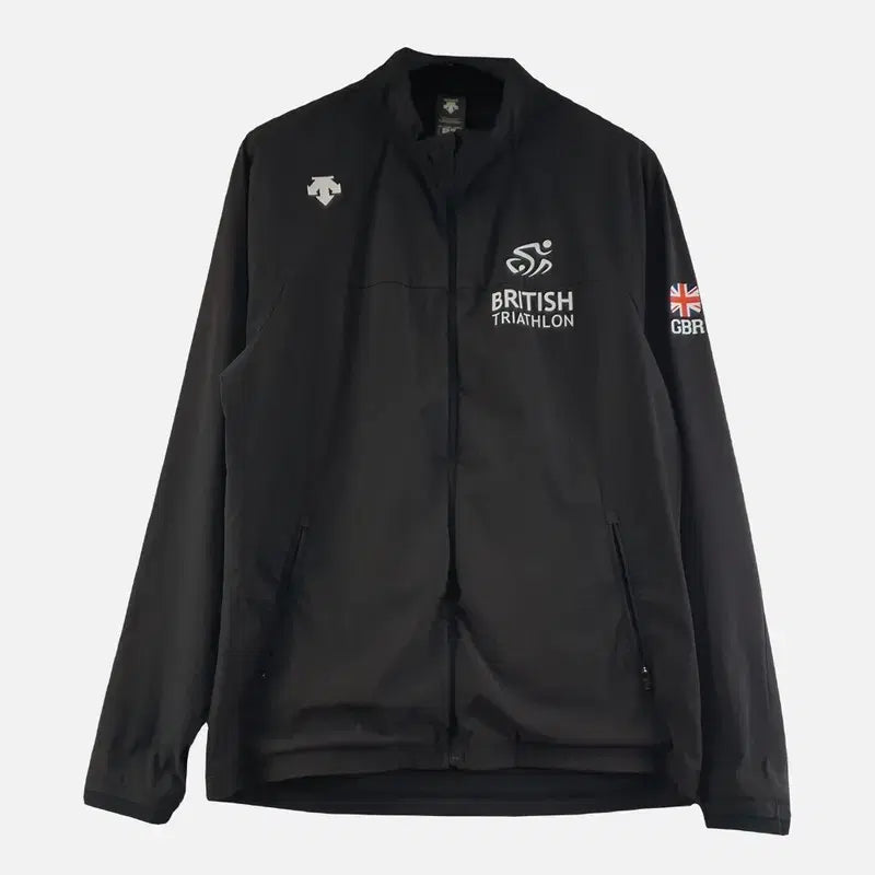 [BUNJANG] Descente Black Men's Jacket Size 100 (N7780) / 데상트 블랙 남자 자켓 100 N7780