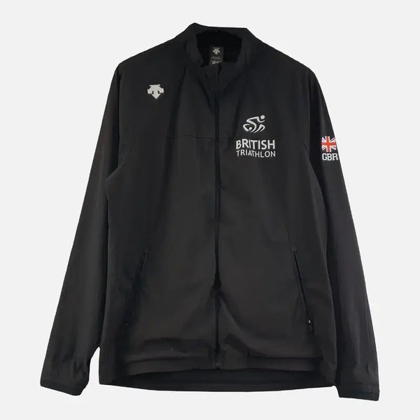 [BUNJANG] Descente Black Men's Jacket Size 100 (N7780) / 데상트 블랙 남자 자켓 100 N7780