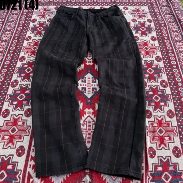 [BUNJANG] Checkered Pattern Slacks / 체크 패턴 바지