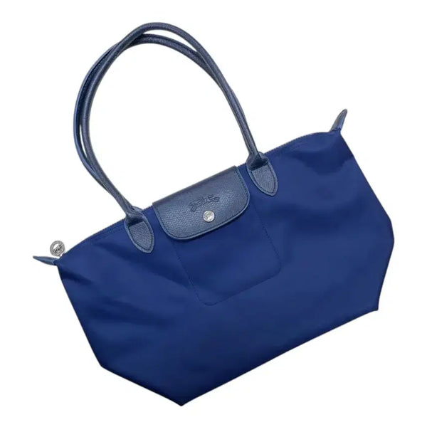 [BUNJANG] Longchamp Le Pliage Navy Nylon Shoulder Bag (M) / 롱샴 Longchamp 네이비 르 플리아쥬 숄더백
