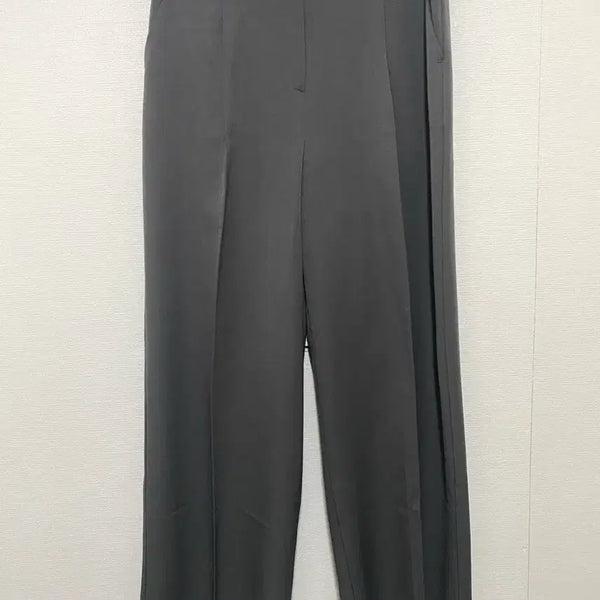 [BUNJANG] Mariround Wide Slacks Pants / 메리어라운드 와이드 슬랙스 팬츠