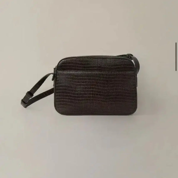[BUNJANG] Nothing Written Lizard Postbag Brown / 낫띵리튼 리자드 포스트백 브라운
