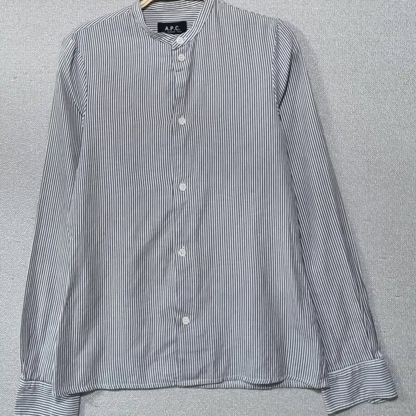 [BUNJANG] A.P.C. Cotton Striped Shirt / 34) APC 아페쎄 코튼100% 세로 스트라이프 셔츠