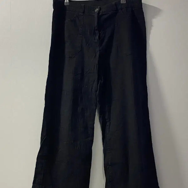 [BUNJANG] Wide Straight Black Pants XL / 와이드 일자 블랙 팬츠 XL