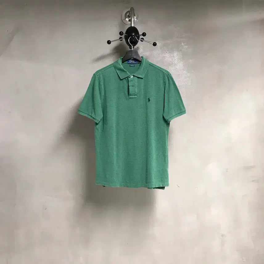 [BUNJANG] Polo Ralph Lauren QR PK Short Sleeve Polo Shirt Green S / 폴로 랄프로렌 QR PK 반팔 카라티 그린 S