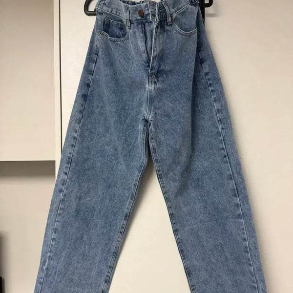 [BUNJANG] Men's Wide-Fit Jeans / [실착1회] 남자와이드팬츠 남자팬츠 남자바지 남자일자핏바지 남자청바지