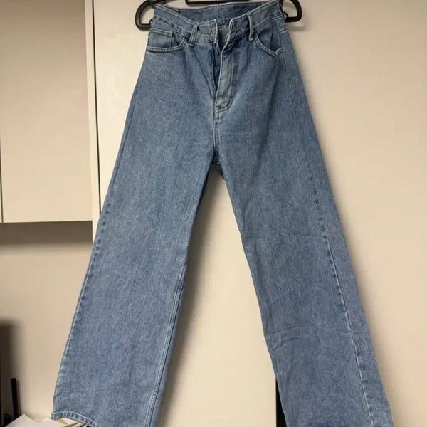 [BUNJANG] Men's Wide Fit Jeans / [실착1회] 남자와이드팬츠 남자팬츠 남자바지 남자일자핏바지 남자청바지