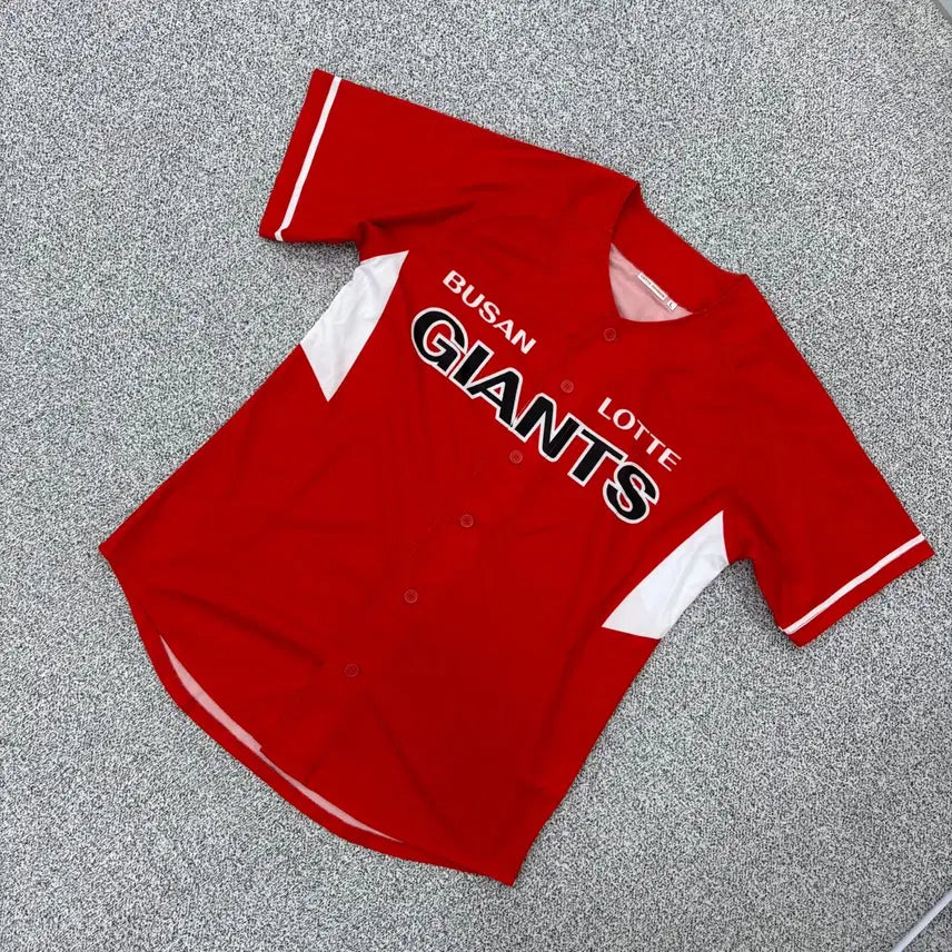 [BUNJANG] Lotte Giants Short Sleeve Uniform Shirt / L 롯데자이언츠 반팔 유니폼 셔츠 0721J2