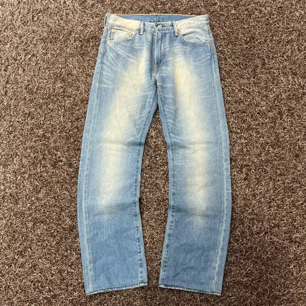 [BUNJANG] Levi's 505 Washed Denim Straight Fit Pants / 30 리바이스 505 스트레이트 워싱 데님 팬츠