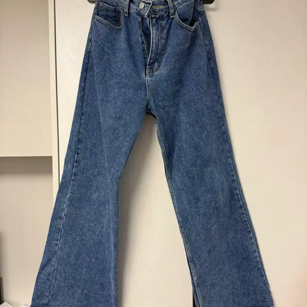 [BUNJANG] Men's Wide Fit Jeans / [실착1회] 남자와이드팬츠 남자팬츠 남자바지 남자일자핏바지 남자청바지