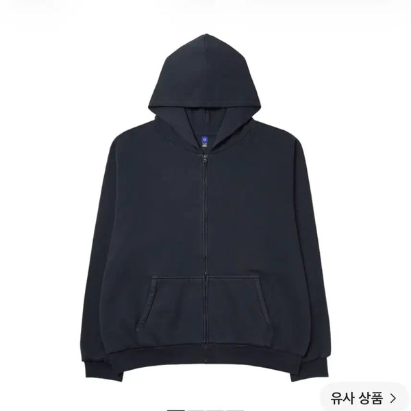 [BUNJANG] YZY Zip-Up Hoodie Navy / 이지 YZY 집업 후드 네이비