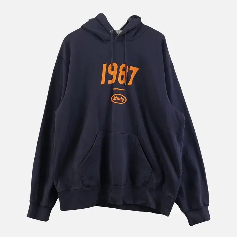 [BUNJANG] MLG Navy Men's Hoodie L / 엠엠엘지 네이비 남자 후드티 L N7732