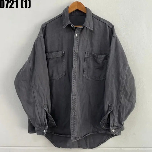 [BUNJANG] LAPOSTERIE Denim Shirt M / 라퍼지스토어 셔츠 M
