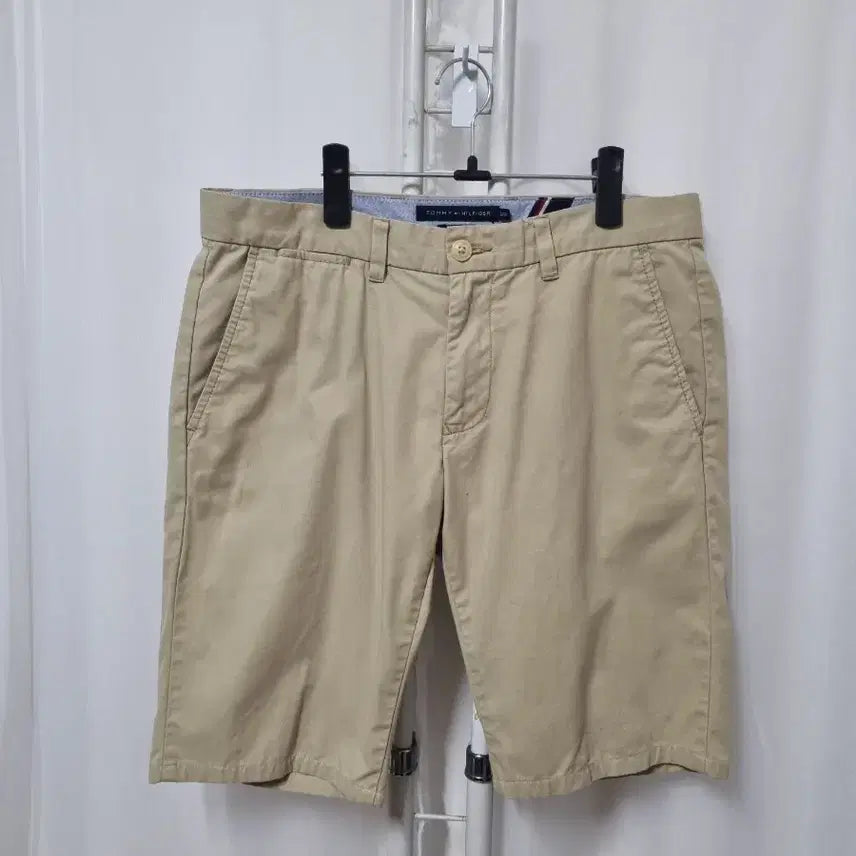 [BUNJANG] Tommy Hilfiger Cotton Shorts Beige / (남) 타미힐피거 면 반바지 베이지