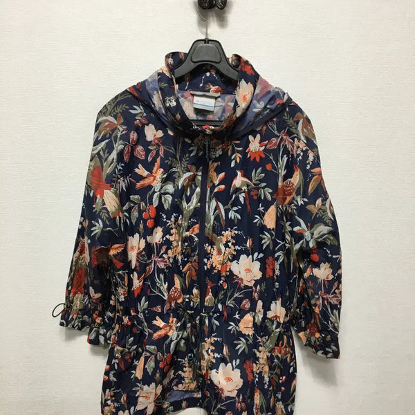 [BUNJANG] Columbia Women's Lightweight Floral Windbreaker Jacket / 컬럼비아 여성 플라워 경량 바람막이 자켓
