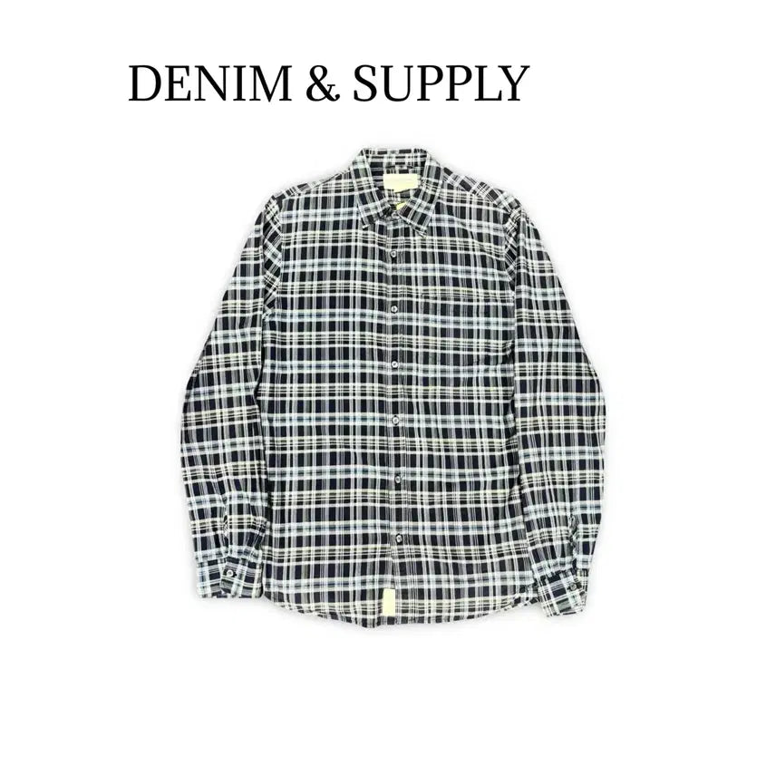 [BUNJANG] Denim & Supply Plaid Shirt / (100)데님앤서플라이 체크 셔츠